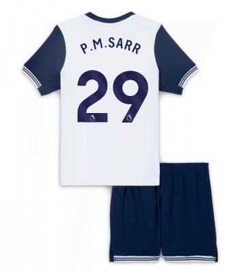 Tottenham Hotspur Pape Matar Sarr #29 Primera Equipación Niños 2024-25 Manga Corta (+ Pantalones cortos)